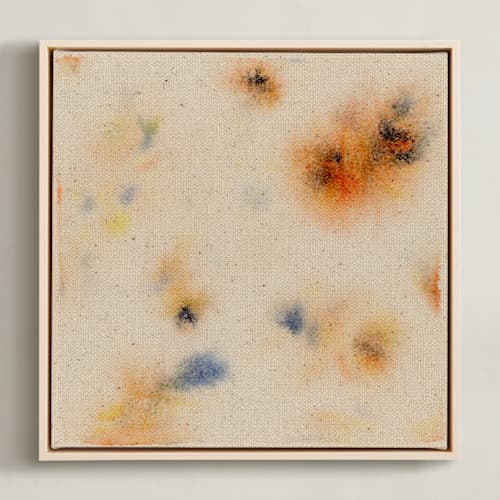 This is a sunrise yellow art with standard by Christina Flowers called abstract sunrise 4