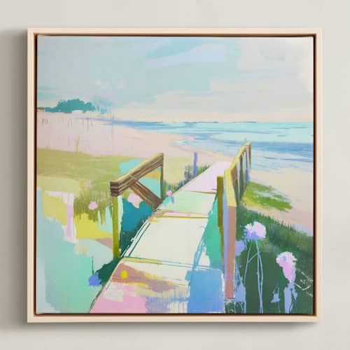 This is a marsh art with standard by Julie Chi called barefoot blue-jean day