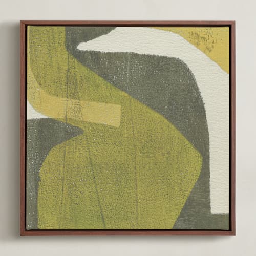This is a olive art with standard by Carrie Moradi called tumbling 1