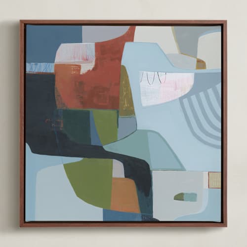 This is a soft blue sage art with standard by Eunmee Studio called waypoint 1
