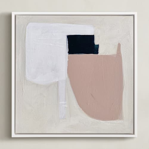 This is a blush art with standard by Cait Courneya called certainty no.2