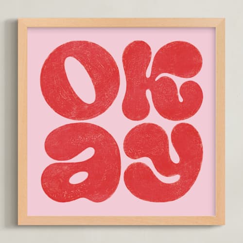 This is a strawberry art with standard by Sam Dubeau called okay