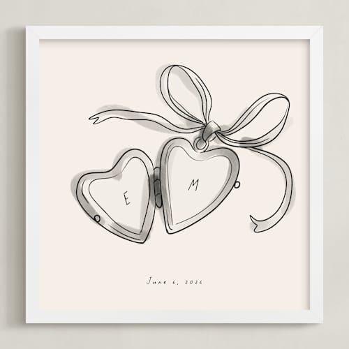 This is a cream photos to art with standard by Ani Somi called locket: custom print