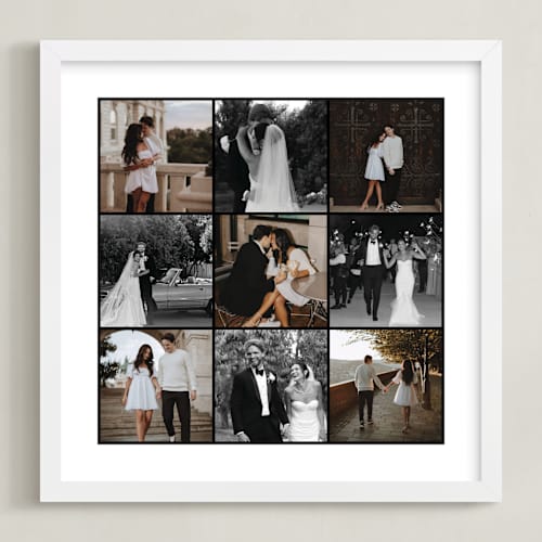 This is a black photo art with standard by Baumbirdy called frames