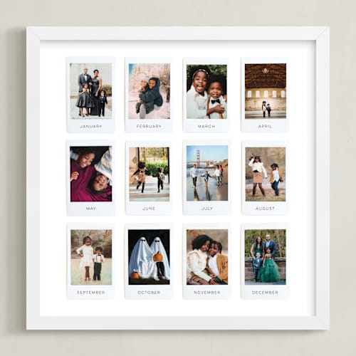 This is a flash photo art with standard by Olivia Kanaley Inman called twelve photo: square framed photo