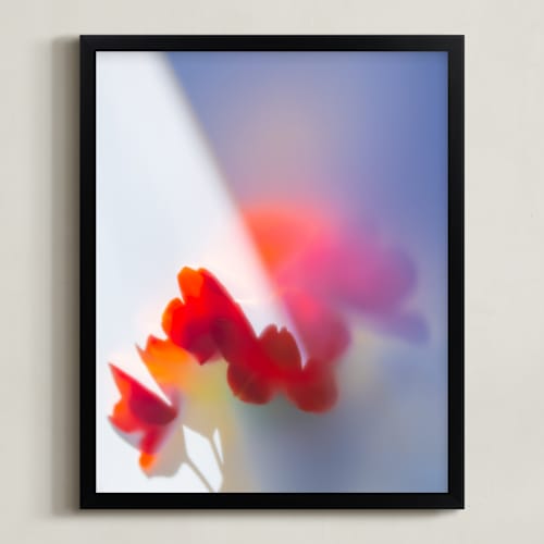 This is a true red art with standard by Aralyn Griesbach called flora prism