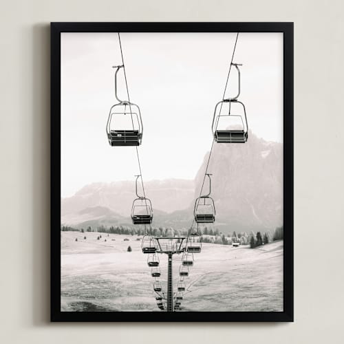 This is a steel art with standard by Ellen Schlegelmilch called lift