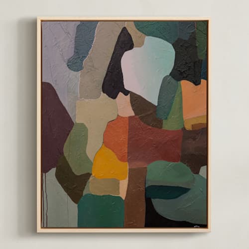 This is a olive art with standard by Julia Nissimoff called green heat