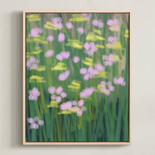 This is a meadow art with standard by Huefete called dancing flowers 1