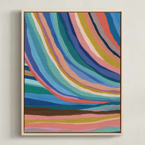 This is a rainbow art with standard by Carrie Moradi called chromatic dream 1