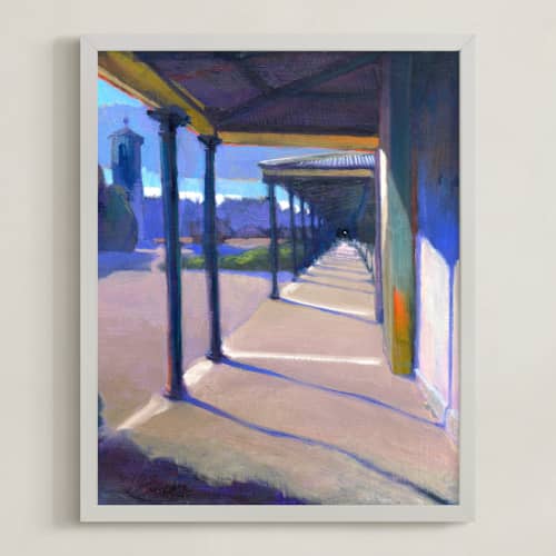 This is a cool beige art with standard by Sue MacLeod-Beere called melting reality