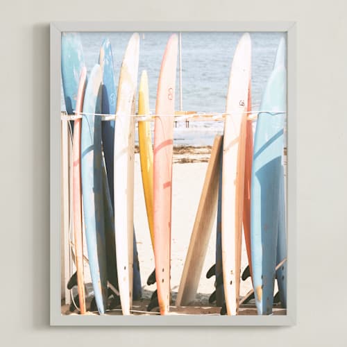 This is a surfjack art with standard by Summer Strauch called if you wanna go + take a ride with me