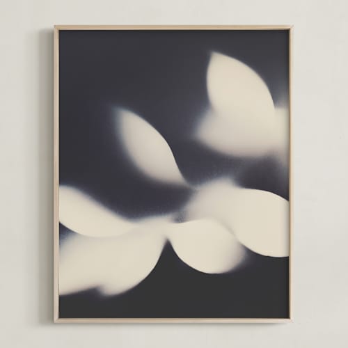This is a light art with standard by Karen Kardatzke called emerging