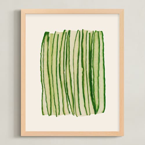 This is a cucumber art with standard by Kamala Nahas called fresca 1