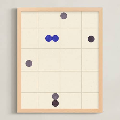 This is a ultramarine art with standard by Sumak Studio called dots, lines 1