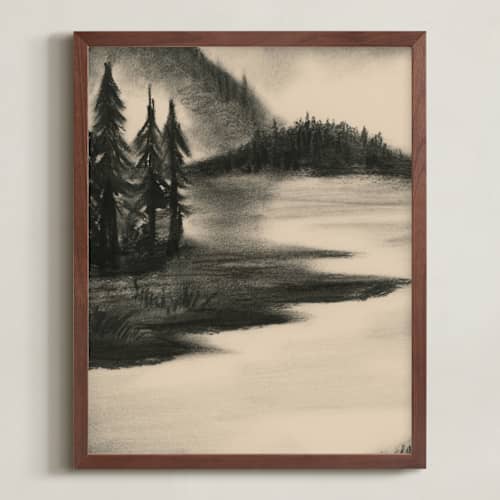 This is a moonlight art with standard by Teju Reval called misty night 1