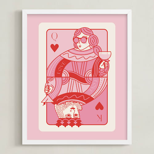 This is a bubblegum photos to art with standard by Jenna Holcomb called the king and queen: custom print