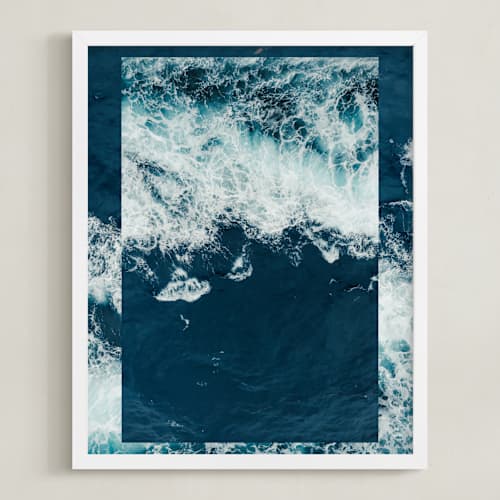 This is a marine art with standard by lulu and isabelle called waves 1