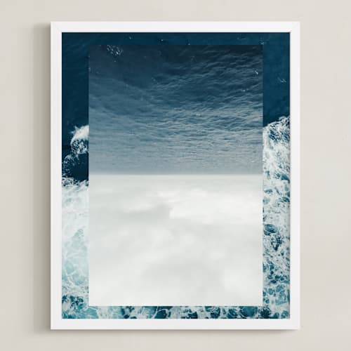 This is a marine art with standard by lulu and isabelle called waves 2