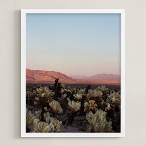 This is a desert art with standard by Jenna Gibson called joshua tree i