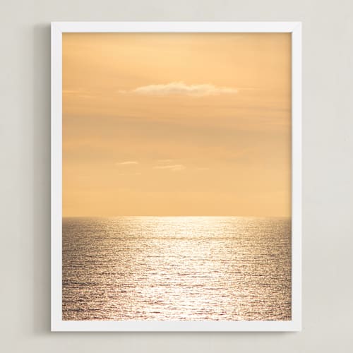 This is a golden yellow art with standard by Lisa Sundin called the golden hour