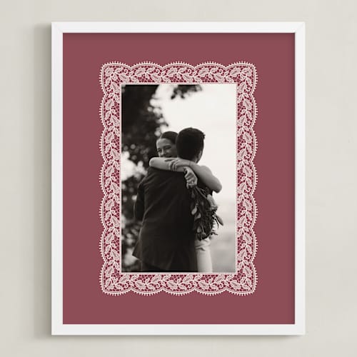 This is a dusty rose photo art with standard by Erica Krystek called chantilly: portrait