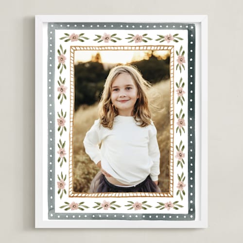 This is a sea photo art with standard by leslie hamer called embellished frame: framed photo