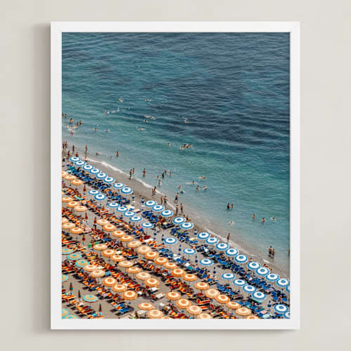 This is a aqua art with standard by braden.studio called positano beach aerial