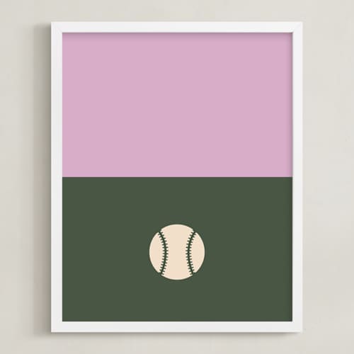 This is a olive kids wall art with standard by pacifica project called 3 season sport | baseball