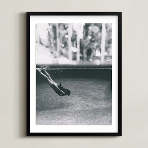 This is a underwater black and white art with standard by Zemina Zaferakis called submerged