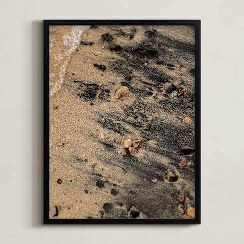 This is a onyx art with standard by Karly Rose Sahr called black sand iii