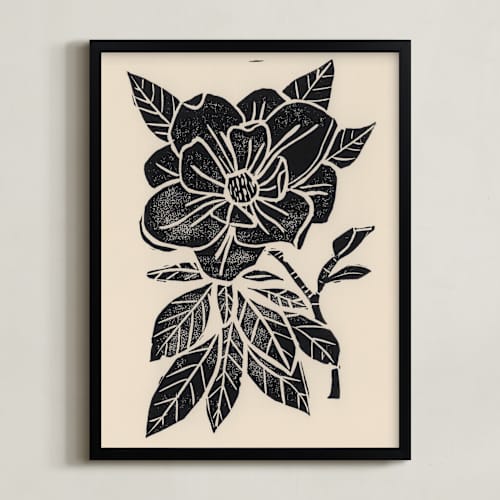 This is a sand art with standard by Sherley Ferreira called magnolia