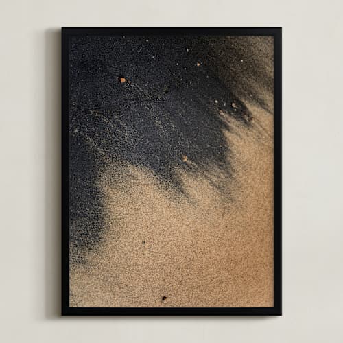 This is a onyx art with standard by Karly Rose Sahr called black sand ii