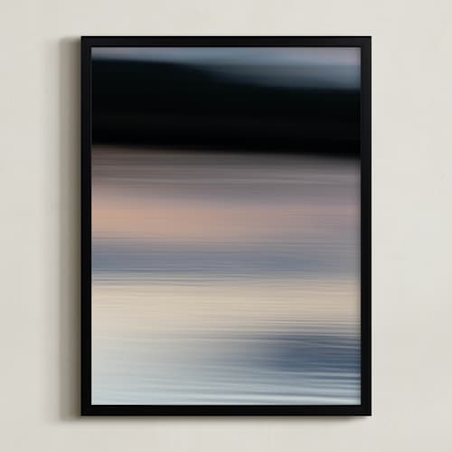 This is a shadow blue art with standard by Em Hale called flowing dusk