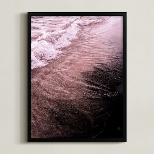 This is a copper art with standard by Karly Rose Sahr called black sand i