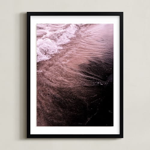 This is a copper art with standard by Karly Rose Sahr called black sand i