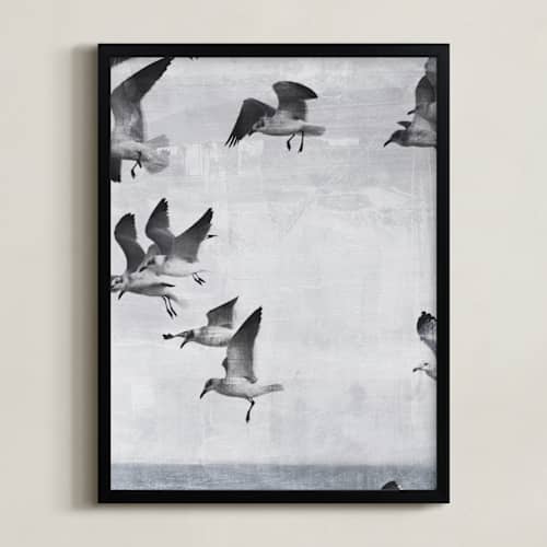 This is a cloudy art with standard by Dawn Smith called in flight.