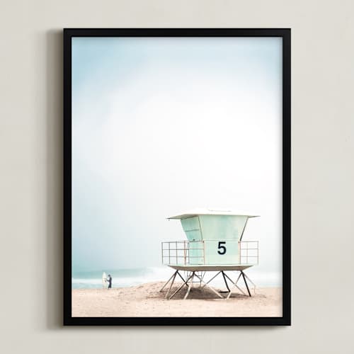 This is a beachside art with standard by Kamala Nahas called meet me at tower 5