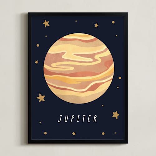 This is a night art with standard by Elly called solar system iii (jupiter)