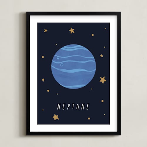 This is a night art with standard by Elly called solar system v (neptune)