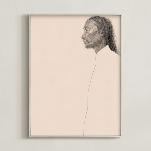 This is a vintage taupe art with standard by jinseikou called joseph