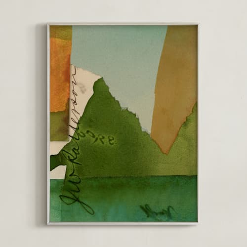 This is a jade art with standard by Morgan Kendall called aqua hills i