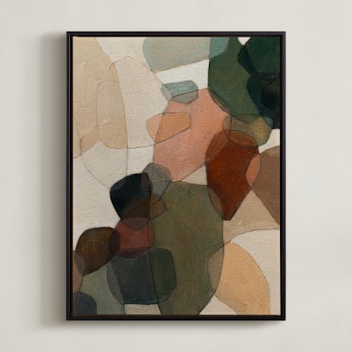 This is a rust art with standard by Wendy Keller called venn triptych 2