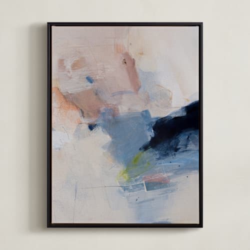 This is a pink & blue art with standard by Arohika Verma called inner tides