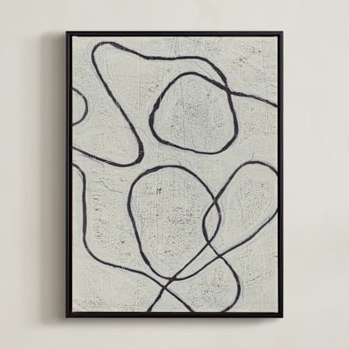 This is a weathered white art with standard by Alisa Galitsyna called black thread