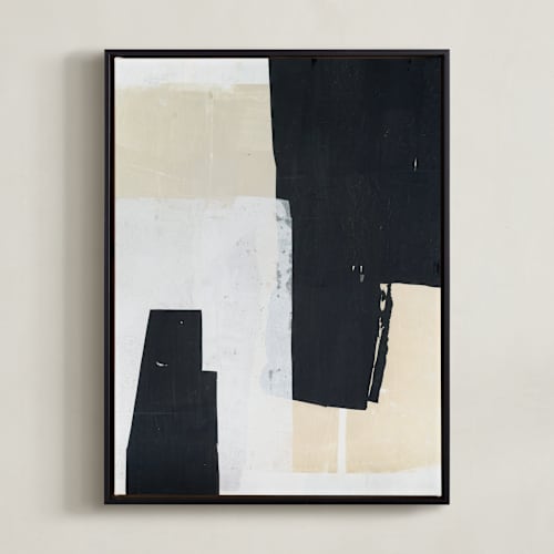 This is a ebony art with standard by Jennifer Daily called at the door i