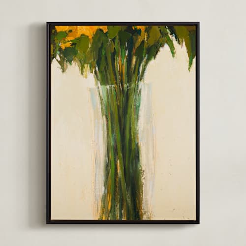 This is a saffron art with standard by Wendy Keller called glass vases 1