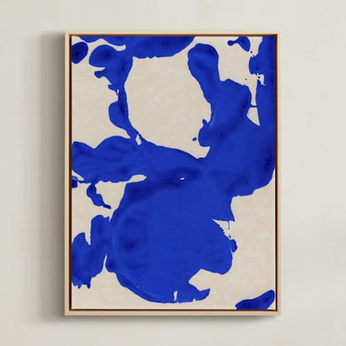 This is a ocean blue art with standard by cyrille gulassa called blue ink ocean