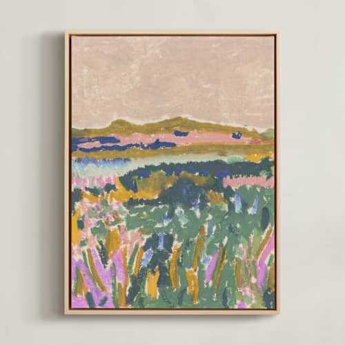 This is a peach art with standard by Alisa Galitsyna called across the fields 1