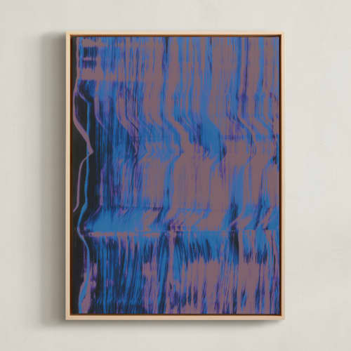 This is a azure art with standard by Carol Barber called blue adagio